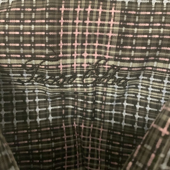 Tasso Elba Stretch Dobby Woven Shirt - Picture 8 of 11